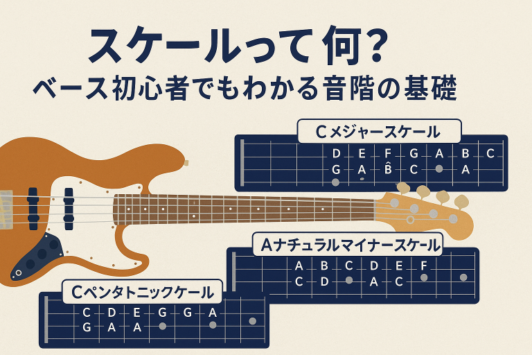 スケールって何？ベース初心者でもわかる音階の基礎
