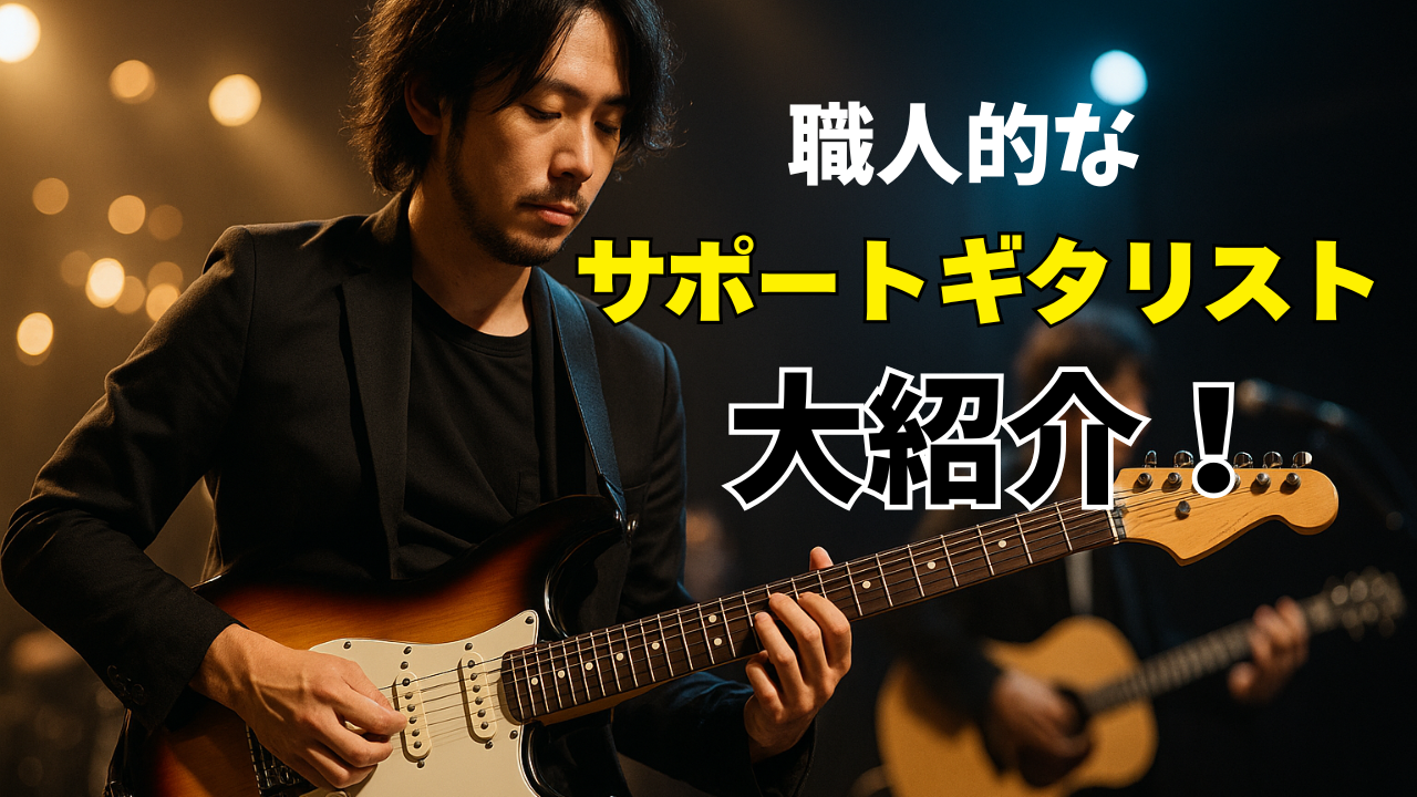 大活躍のサポートギタリスト